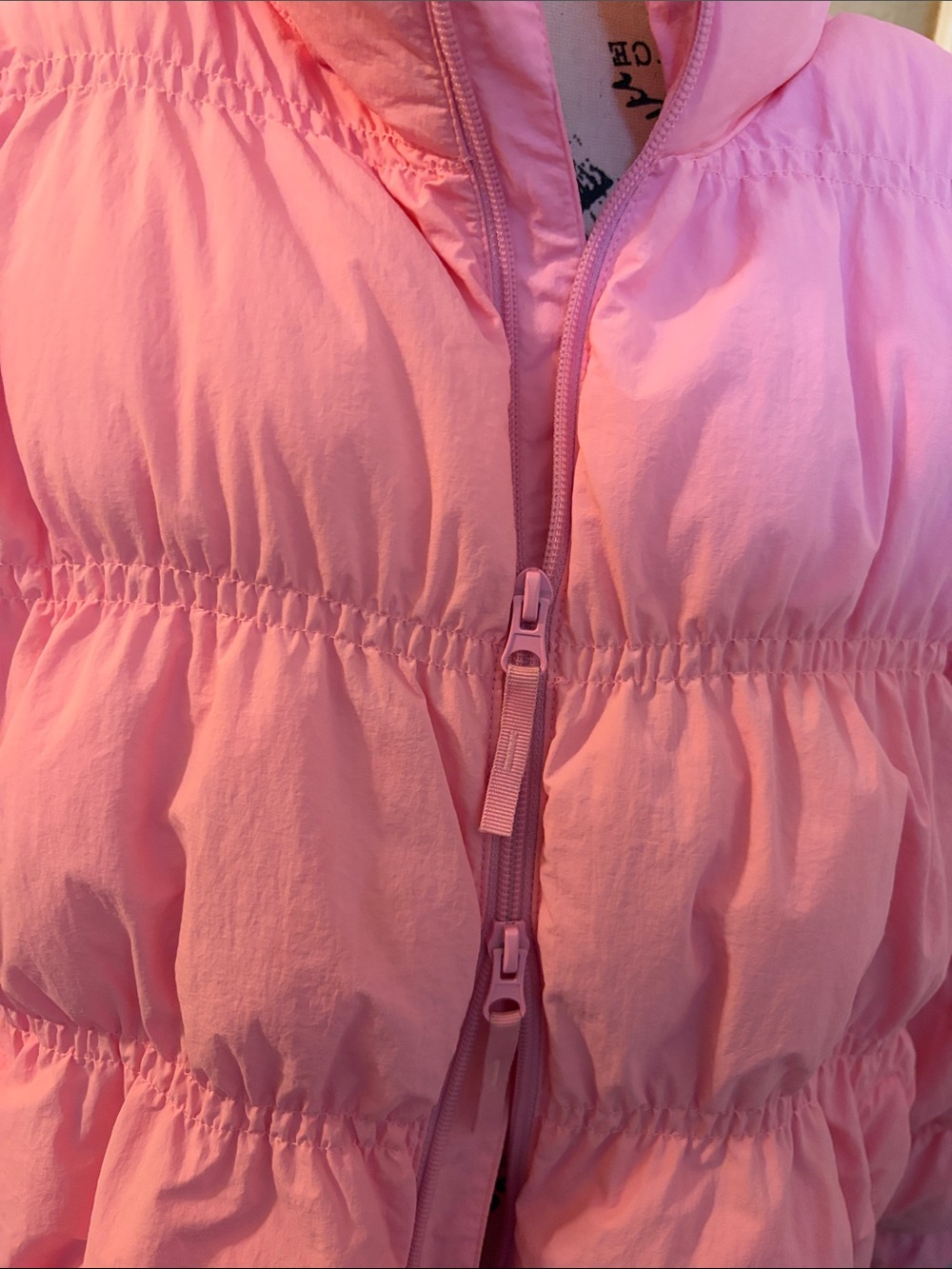 JoyLab Bubble Puffer Jacket in Light Pink - Picture 7 of 10